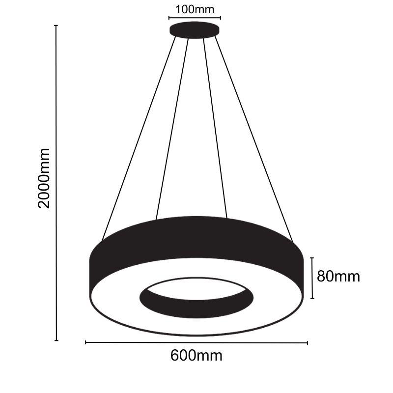 LED világítás + vezérlés 45W / 3000K - 6500K - LCL7421R-H - Image 9