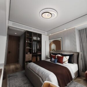 LED mennyezeti lámpa + távirányító 85W - J1358/W