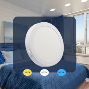 LED panel falon kívüli 18W / PRSF / SMD / 3000K - 4000K - 6000K / WH - LPL334