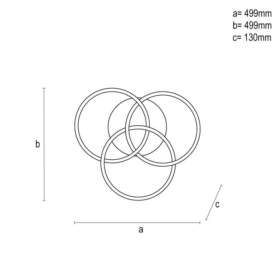 LED mennyezeti lámpa + távvezérlõ 70W - TA1328/W - Image 6