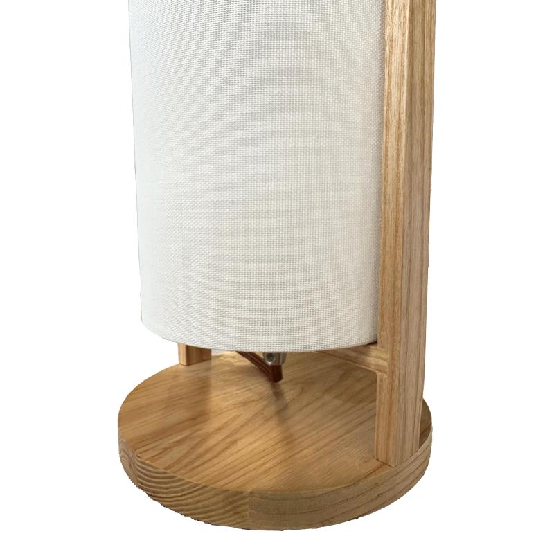 Asztali lámpa tömör fa E27 / 60W - WRE171 - Image 6