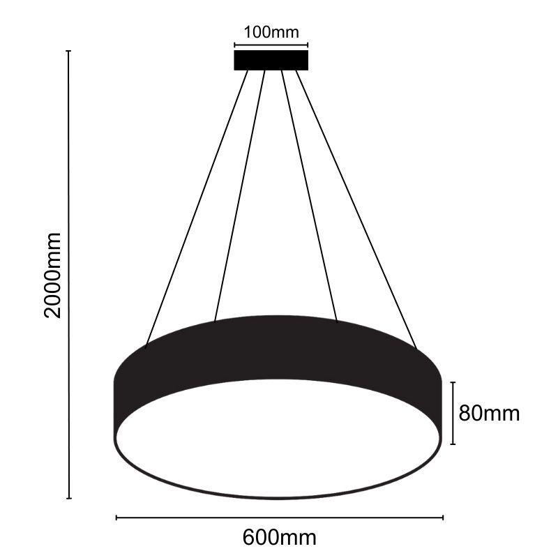 LED világítás + vezérlés 50W / 3000K - 6500K - LCL7121R-H - Image 5