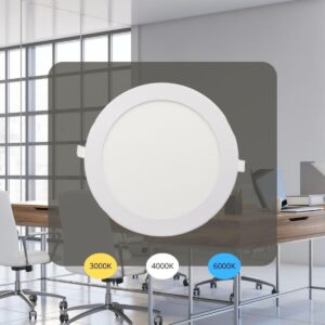 LED beépített panel 18W / PR / SMD / 3000K - 4000K - 6000K / WH - LPL134