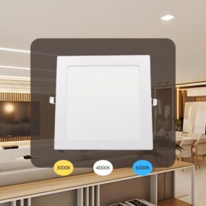 LED beépített panel 18W / PS / SMD / 3000K - 4000K - 6000K / WH - LPL234
