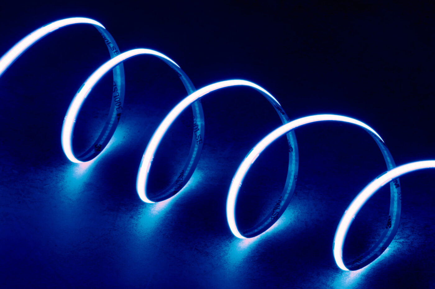 COB LED SZALAG KÉK 10,5W/M 24V IP65 - Image 2