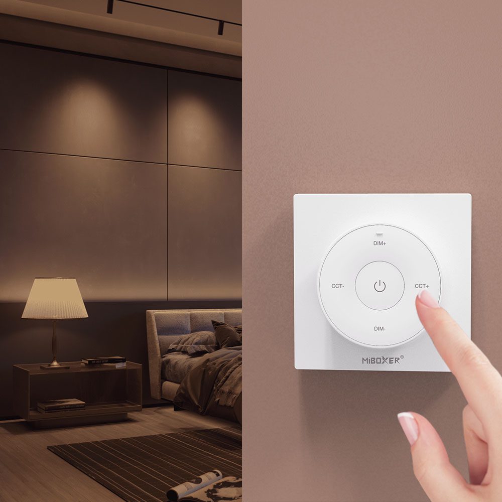 Dimmer+CCT Fali Távirányító Fehér Mágneses FUTK2 - Image 2