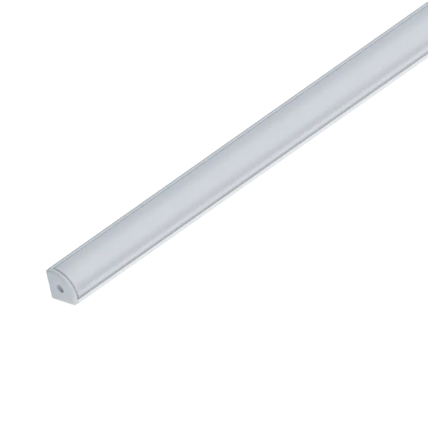 Sarok alumínium LED profil, felületre szerelhet?, matt takaróval, 2000mm