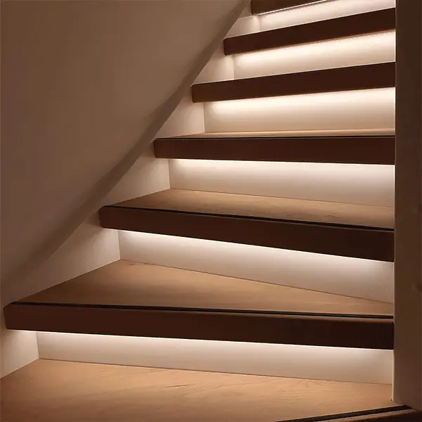 Alumínium LED profil lépcs?höz és csempéhez, beépíthetõ, 2000mm - Image 4