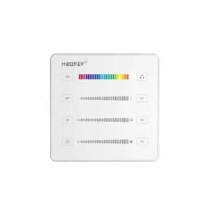 SPI digitális LED szalag fali távirányító fehér FUTB6