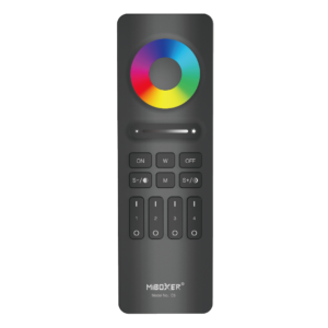 4 Zónás RGB+CCT távirányító fekete FUTC5