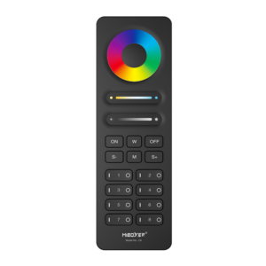 8 Zónás RGB+CCT távirányító fekete FUTC8