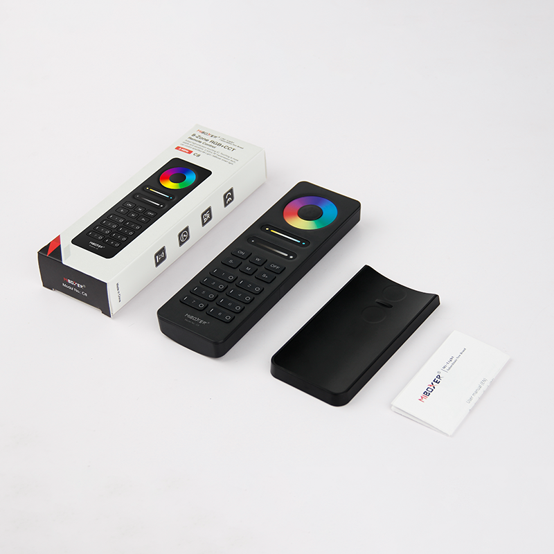 8 Zónás RGB+CCT távirányító fekete FUTC8 - Image 3
