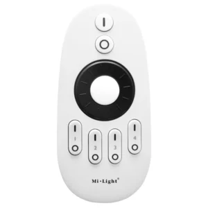 Dimmer-CCT LED 4 zónás forgó kerekes távirányító 2,4GHz FUT006