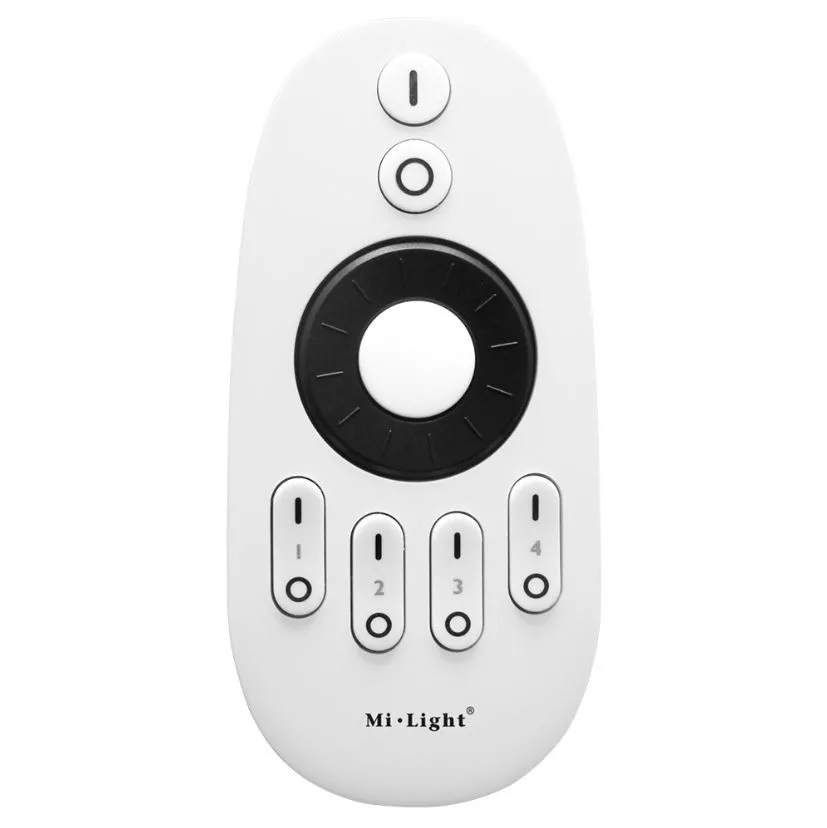 Dimmer-CCT LED 4 zónás forgó kerekes távirányító 2,4GHz FUT006