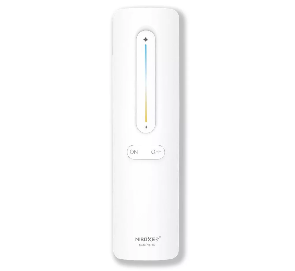 Dimmer+CCT LED Távirányító 2,4 GHz Fehér FUTC3-W