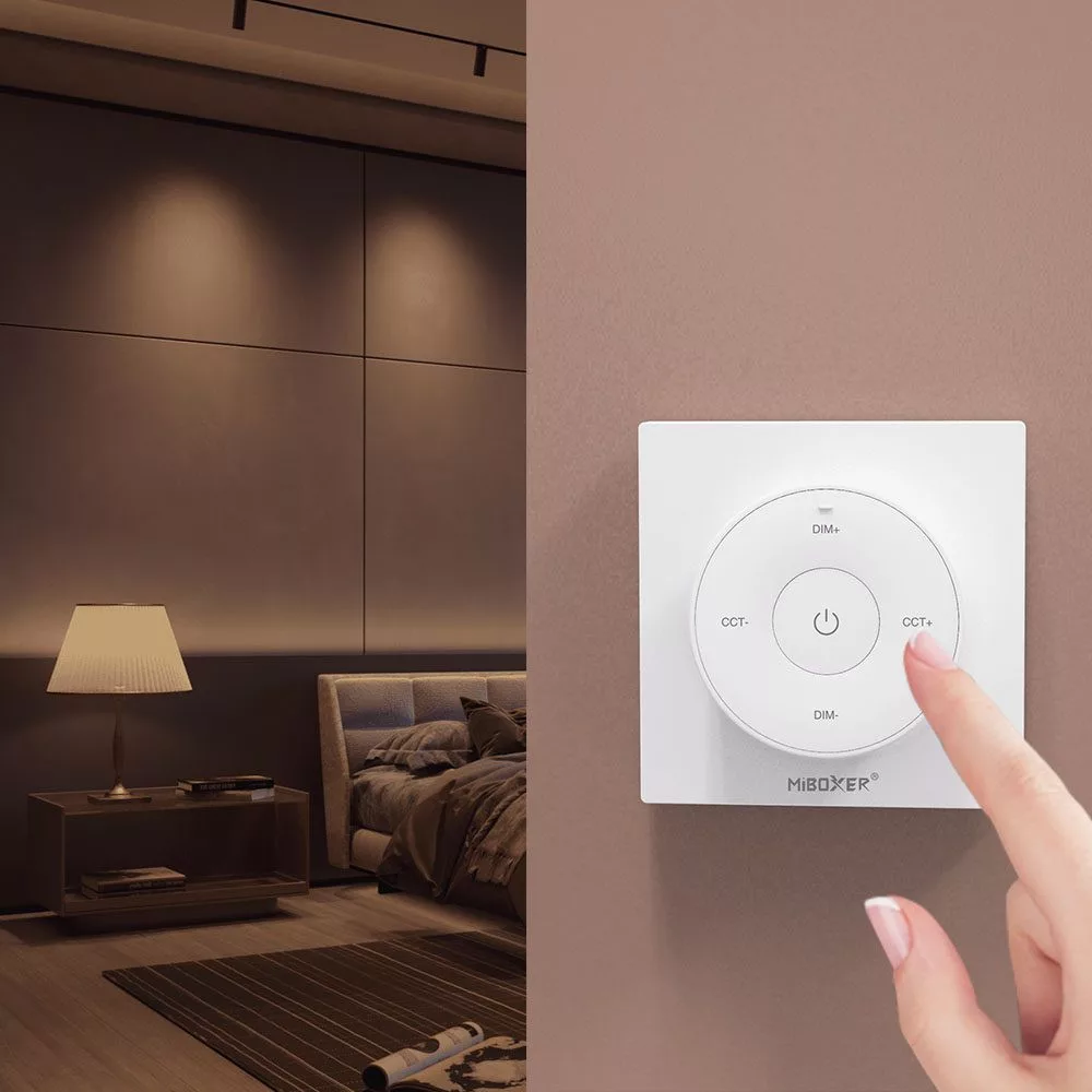 Dimmer+CCT Fali Távirányító Fekete Mágneses FUTK2-B - Image 3
